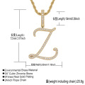 Shangjie OEM Kalung Fashion Hip Hop Collier Zircon Real Gold plaqué Collier pour femmes hommes